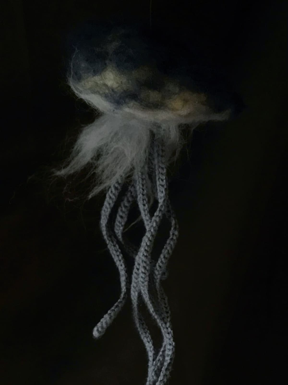 Close-up van gevilte textuur